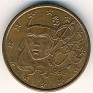 Euro - 5 Euro Cent - France - 1999 - Copper Plated Steel - KM# 1284 - Obv: Human face Rev: Denomination and globe - 0